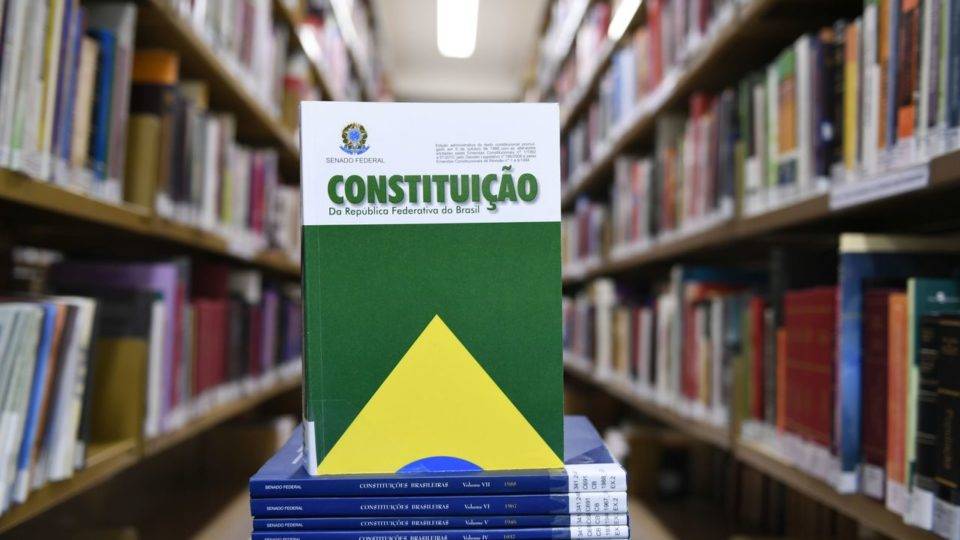 Constituição da República Federativa do Brasil promulgada no dia 5 de outubro de 1988. Foto: Edilson Rodrigues/Agência Senado