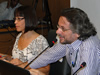 Rozângela Camapum, Secretária-Executiva do CNS, e Francisco Batista Júnior, Presidente do CNS, durante os informes e indicações da 212ª Reunião Ordinária do Conselho